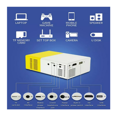 Mini Proyector Portátil Led Hd 1080p