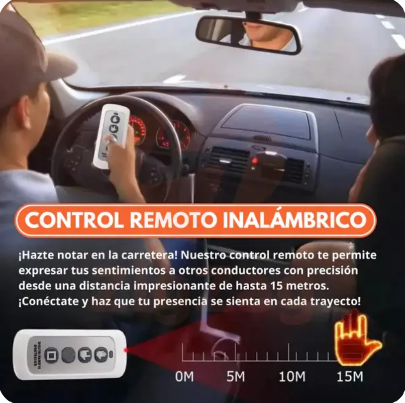 Mano de Gestos Para Coche