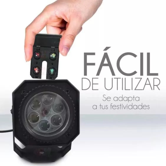 Proyector de luz led Navidad y Halloween