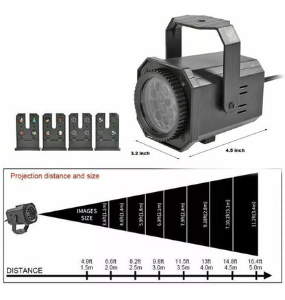 Proyector de luz led Navidad y Halloween